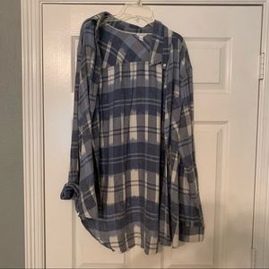 Flannel button down